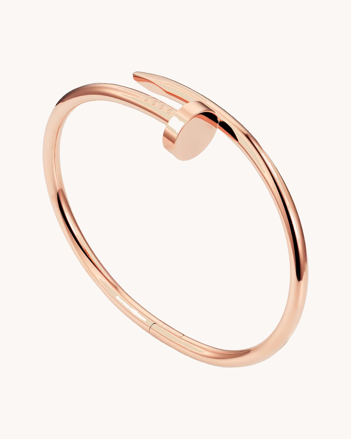 Mayceline Linéa Clou Bracelet, Classic Model — Rose Gold